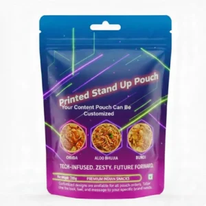 Printed stand up pouch packaging manufactured and supplied in India